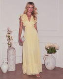 Sunsational Cut Out Chiffon Maxi Dress