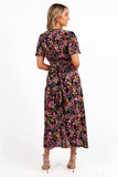 Owena Midi Dress Midnight Daisy