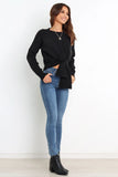 Captivate Knit Sweater Black