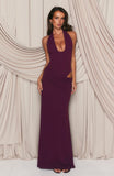 Twilight Temptation Maxi Dress Plum