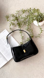 Clara Shoulder Bag Black Patent