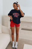 Starting Fresh Bike Shorts Red