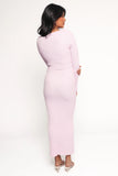 Teodora Midi Dress Pink
