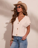 Erinah Cable Knit Vest Top