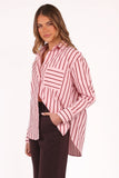 Adam Stripe Shirt Pink