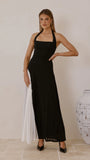 Cia Maxi Dress Black White