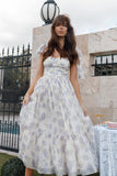 Floret Midi Dress Lavender