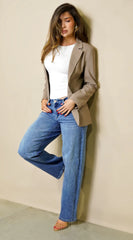 Yara Blazer Jacket Beige