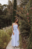 Parkway Maxi Dress Blue Gingham