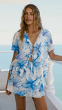 Miranda Top Ocean Bloom