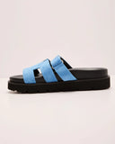 Kensington Faux Suede Platform Slides