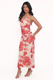 Jasmine Maxi Dress Red Floral