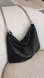 Chain Mesh Bag Black