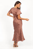 Flossy Maxi Dress Mauve
