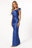 Selma Off Shoulder Maxi Dress Blue