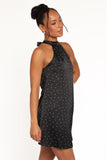 Gabrielle Mini Dress Black Polka Dot