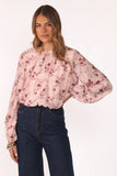 Dallas Long Sleeve Top Pink Rose