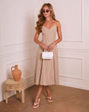 Sunny Social Striped Midi Dress