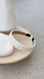 Angela Headband White