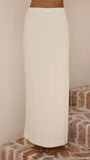 Razi Maxi Skirt Ivory