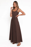 Alandra Maxi Dress Brown