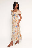 Cecelia Puff Sleeve Maxi Dress Floral
