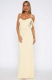 Love Blossoms Maxi Dress Lemon