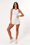 Ryleigh Knit Short White