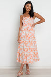 Tawo Dress Orange Floral