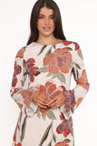 Elanira Mini Dress Fall Floral