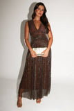 Cara Maxi Dress Bronze