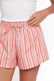 Mattina Shorts Peach Stripe