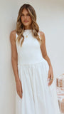 Alita Maxi Dress White