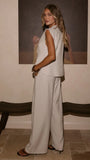 Zahira Vest Top Oat