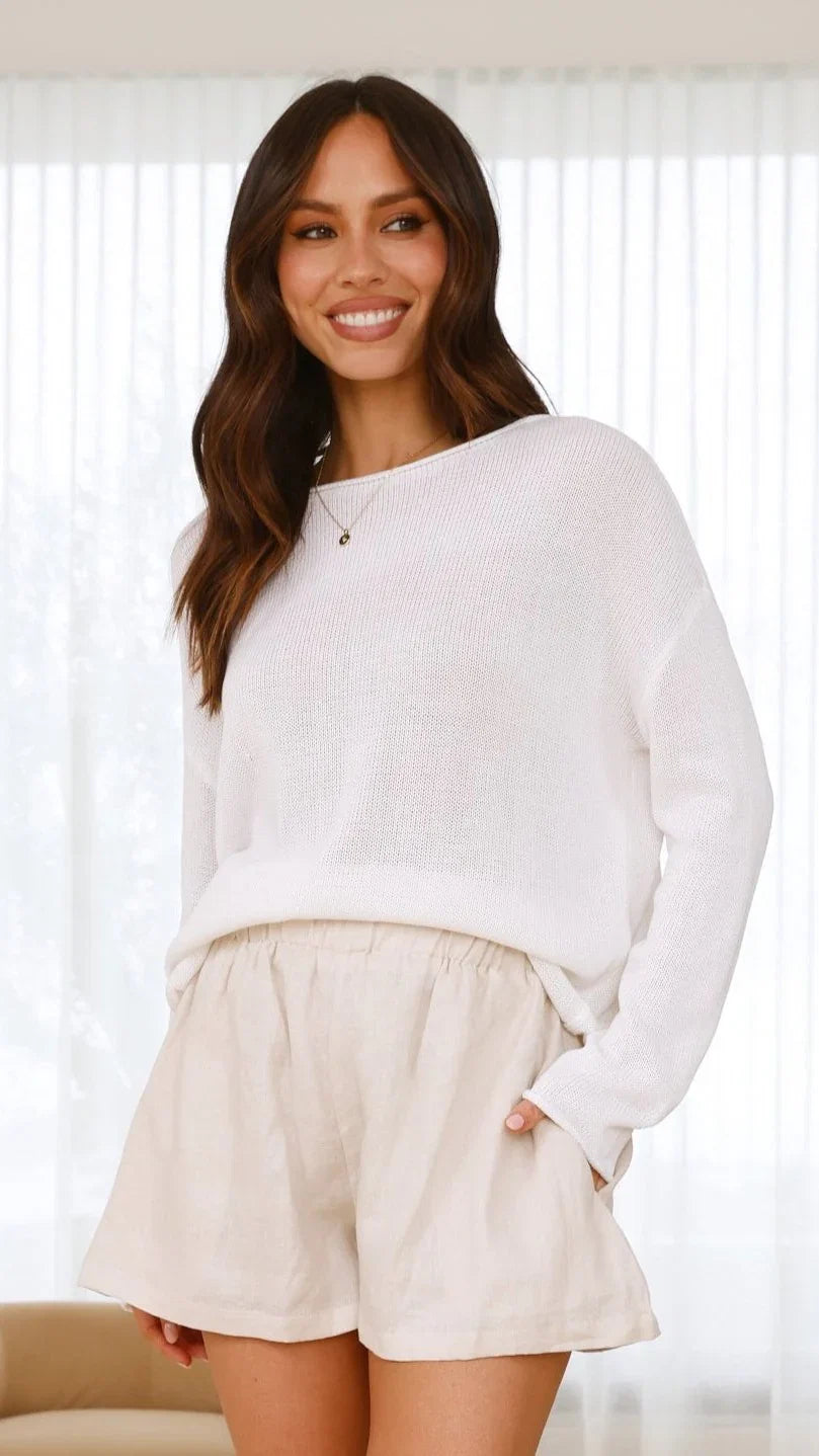 Lakoa Knit Top White