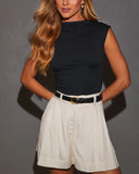 Julian Faux Leather Buckle Belt