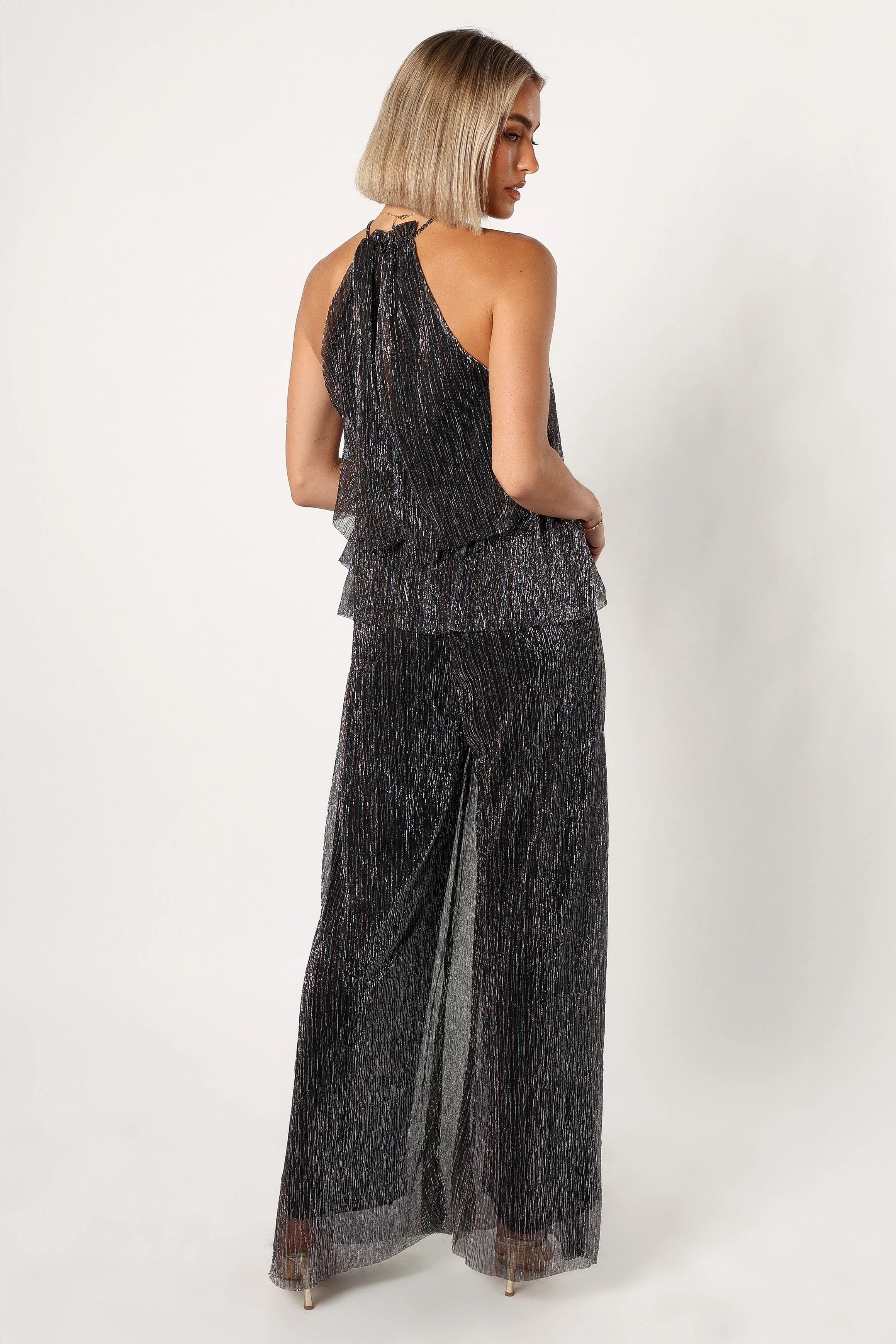 Elly Halter Jumpsuit Black