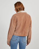 Devyn Corduroy Sherpa Moto Jacket