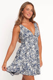 Elara Mini Dress Navy Daisy