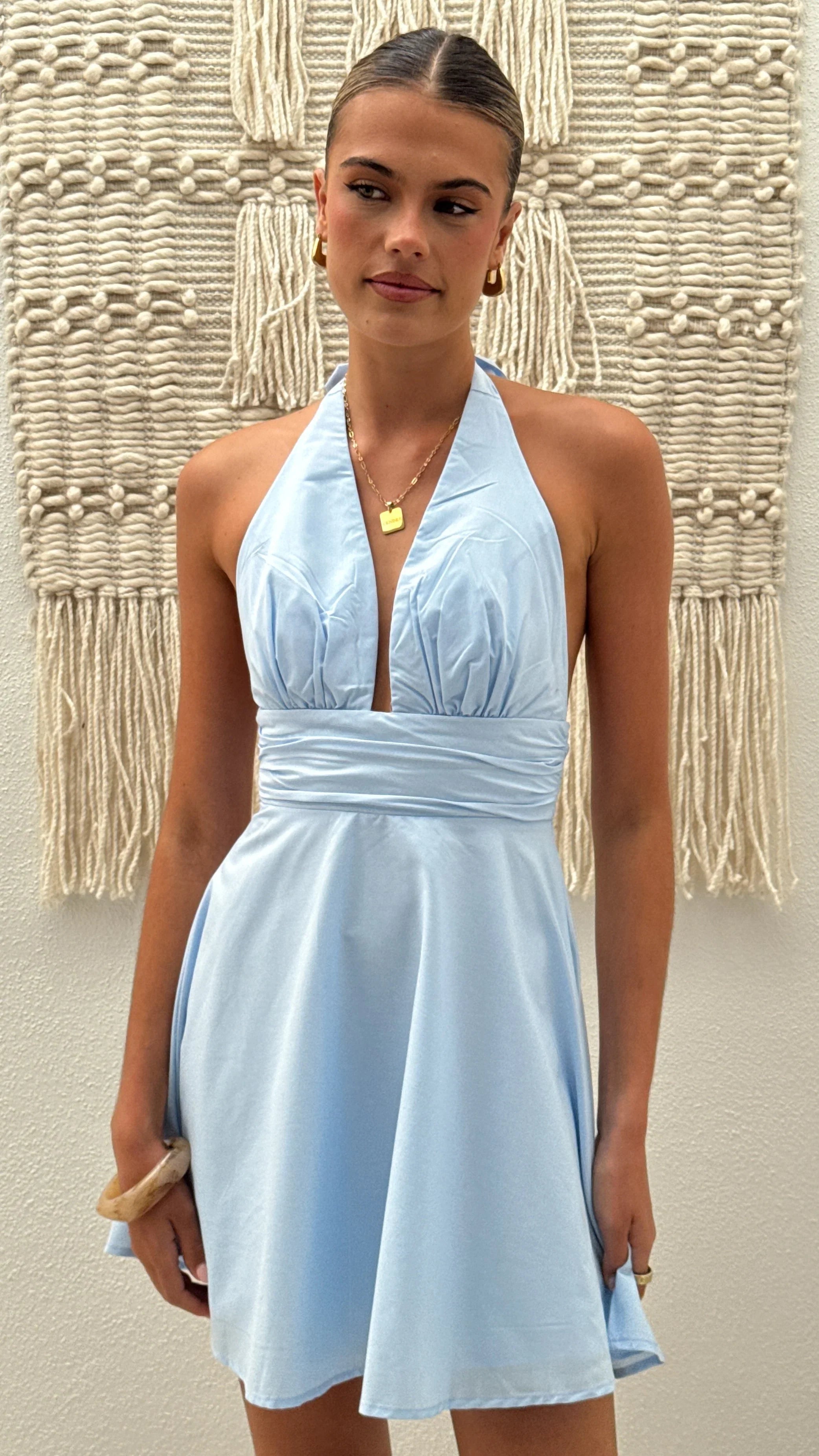 Anara Mini Dress Blue