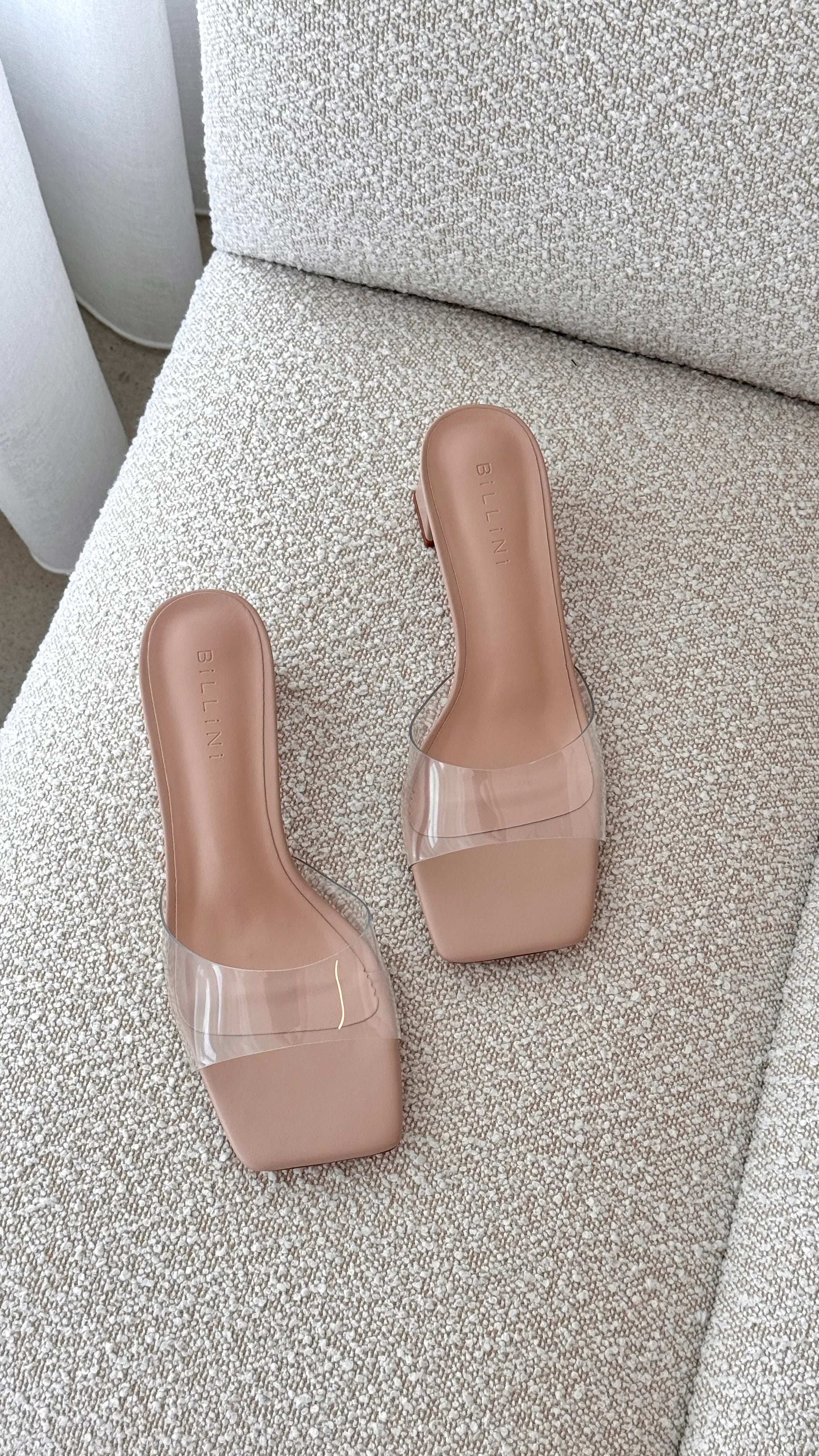Finbar Heel Clear Nude