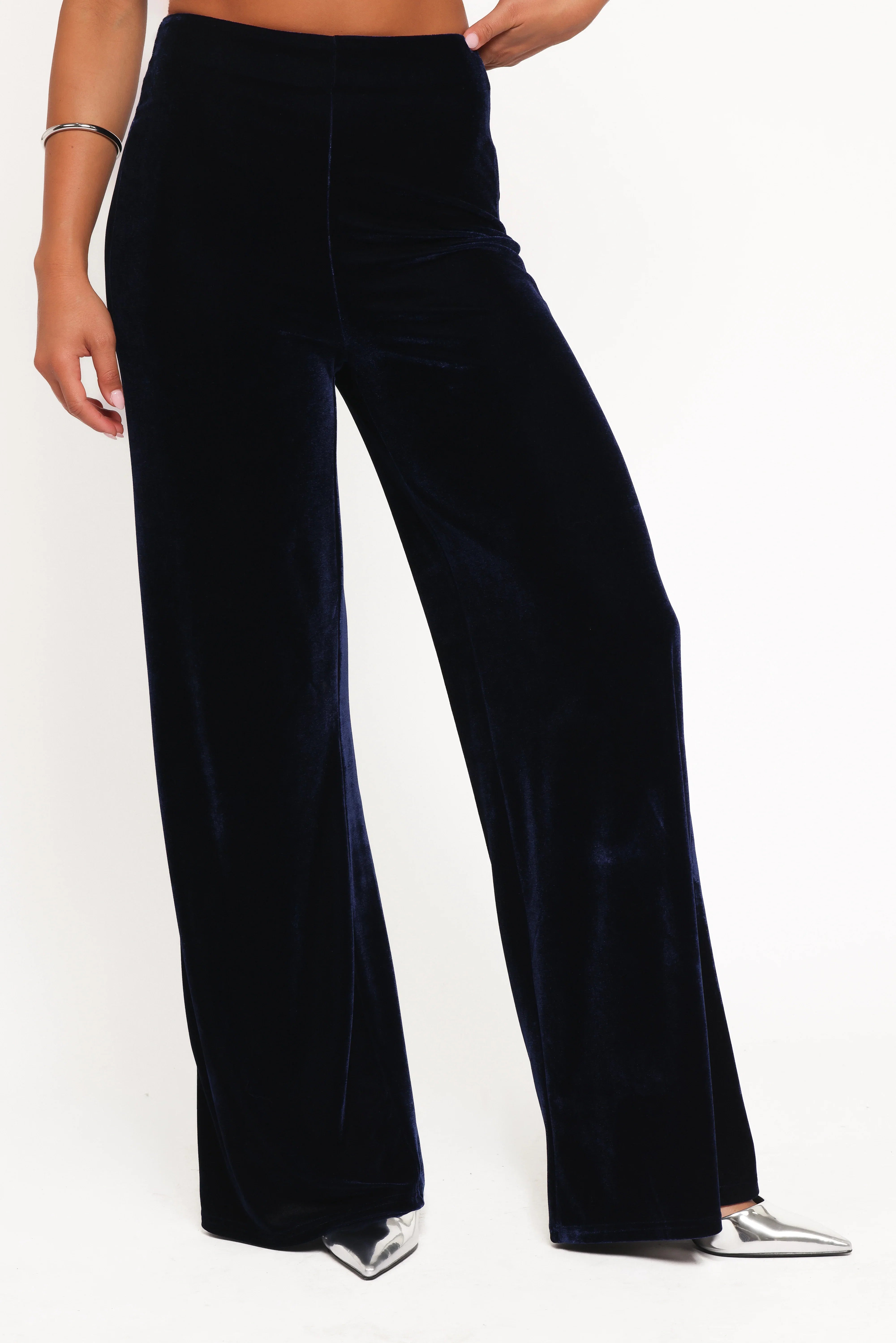 Sutton Strapless Pant Set Midnight Blue Velvet