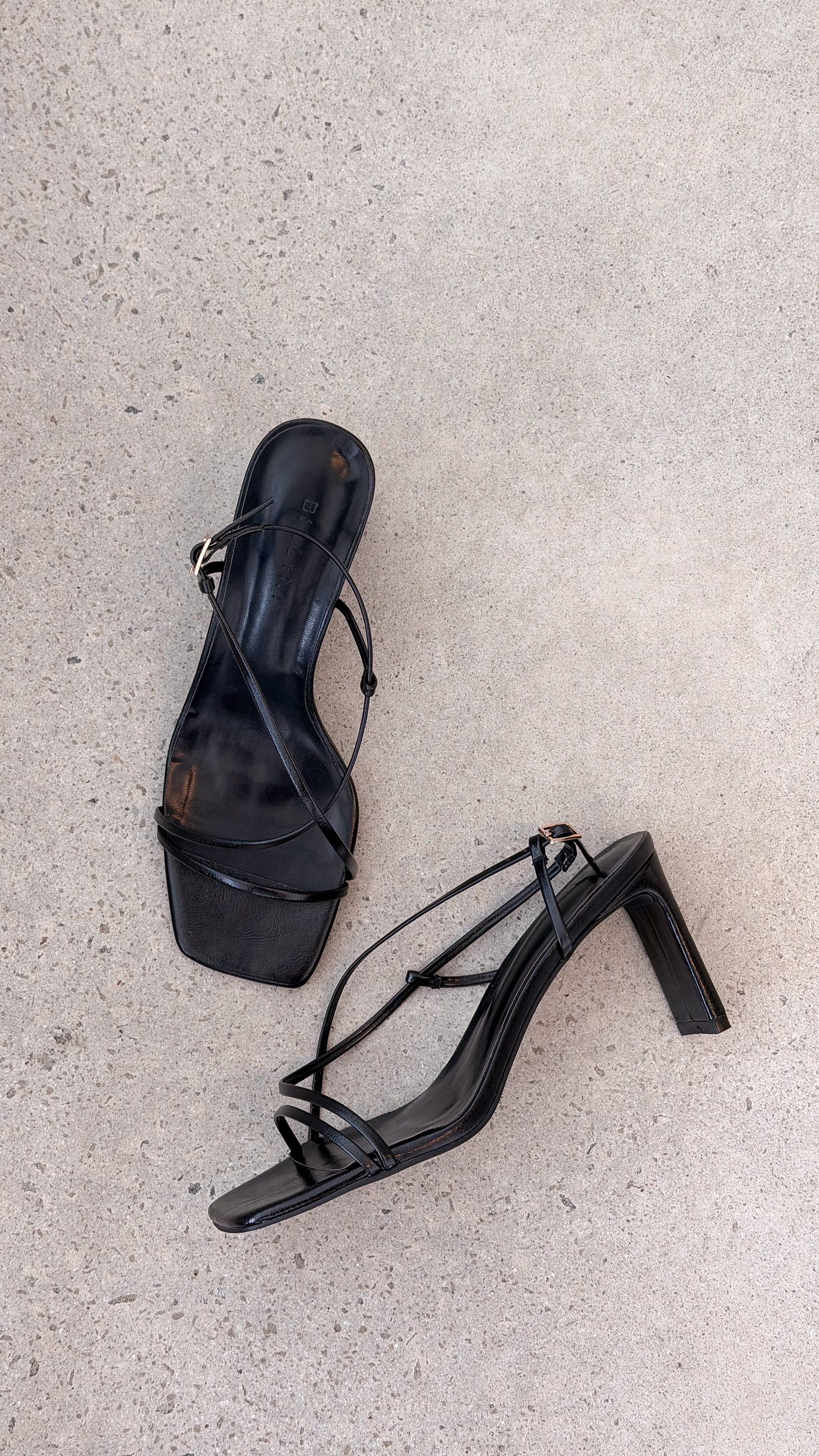 Georgiana Heel Black