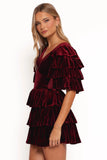 Agnes Mini Dress Wine