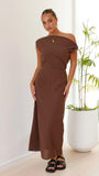 Luci Maxi Dress Brown