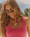 Clementine Seashell Beaded Necklace