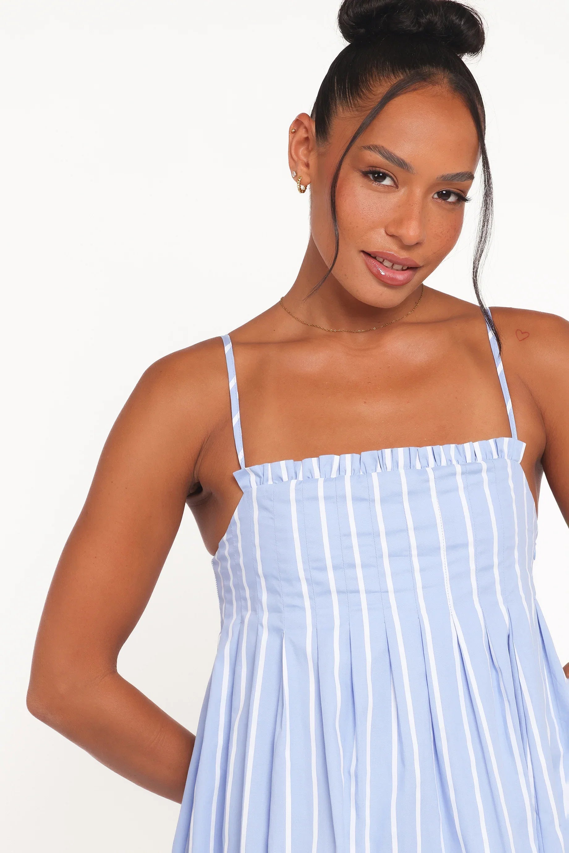Cole Mini Dress Blue Stripe