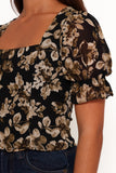 Lucie Top Midnight Taupe