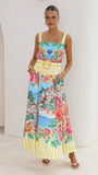 Kancy Maxi Skirt Positano Lemon