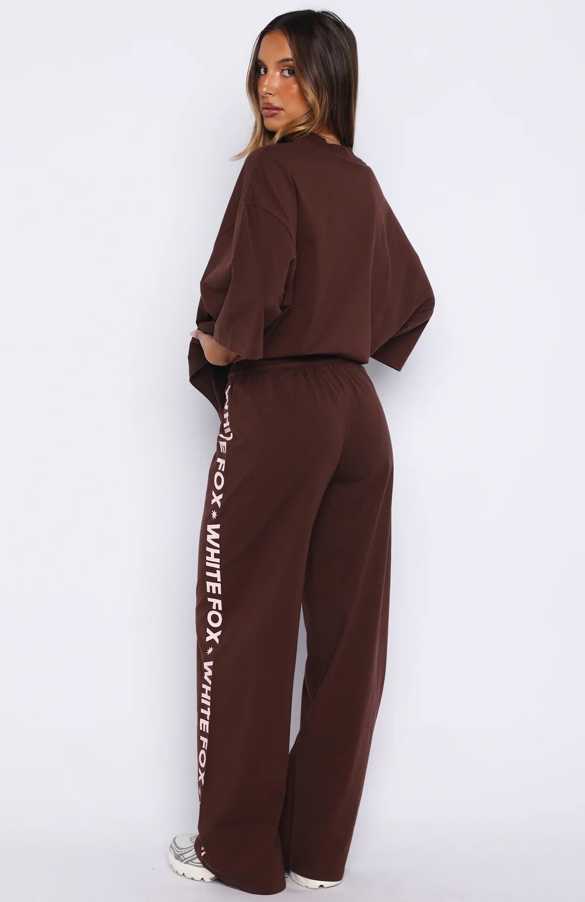 Tender Hearts Track Pants Chocolate